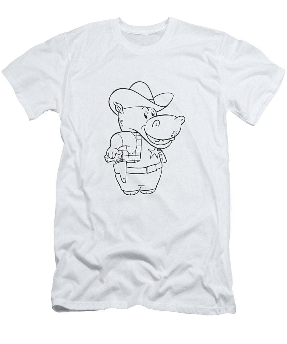 1 Coyboy Hippo Csa Images T-Shirt