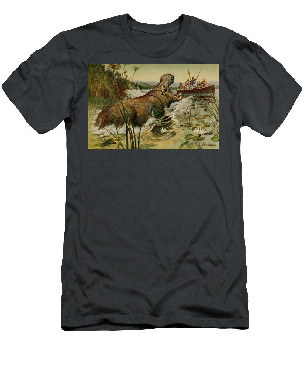 1 Hippopotamus Big Art Store T-Shirt