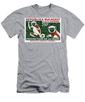 1 Madagascar Lemur White Sifaka Stamp Poster Retro Graphics T-Shirt