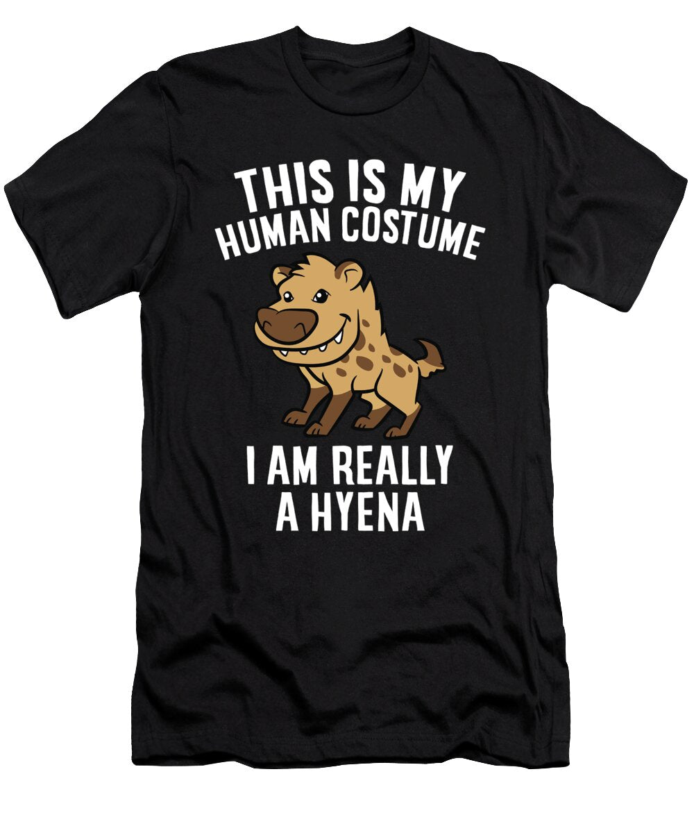 2 This Is My Human Costume Im Really a Hyena Eq Designs T-Shirt