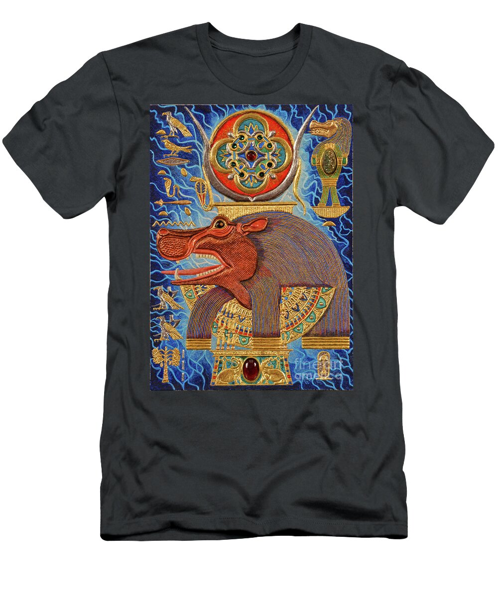 Akem Shield of Taweret Who Belongs to the Doum Palm Ptahmassu Nofra Uaa T-Shirt