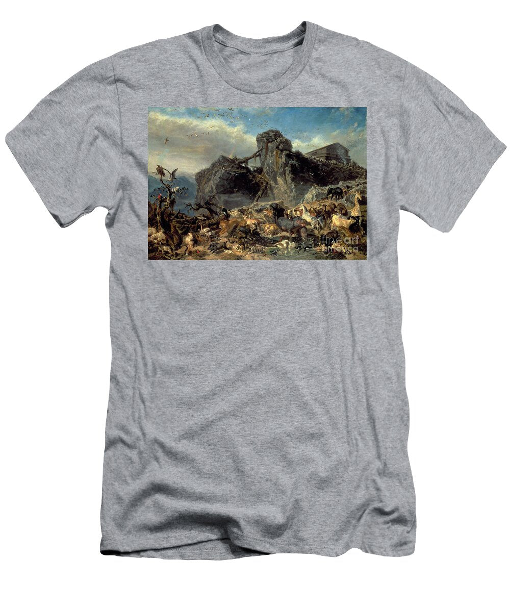 Animals Leaving the Ark Mount Ararat Filippo Palizzi T-Shirt