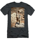 Curious Meerkats on Rocky Terrain Davide Antoniani T-Shirt