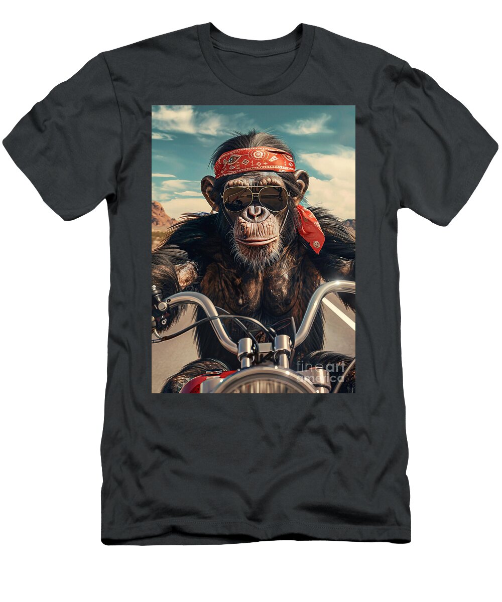Desert Rider Meerkat Bandana and Sunglasses Rhys Jacobson T-Shirt