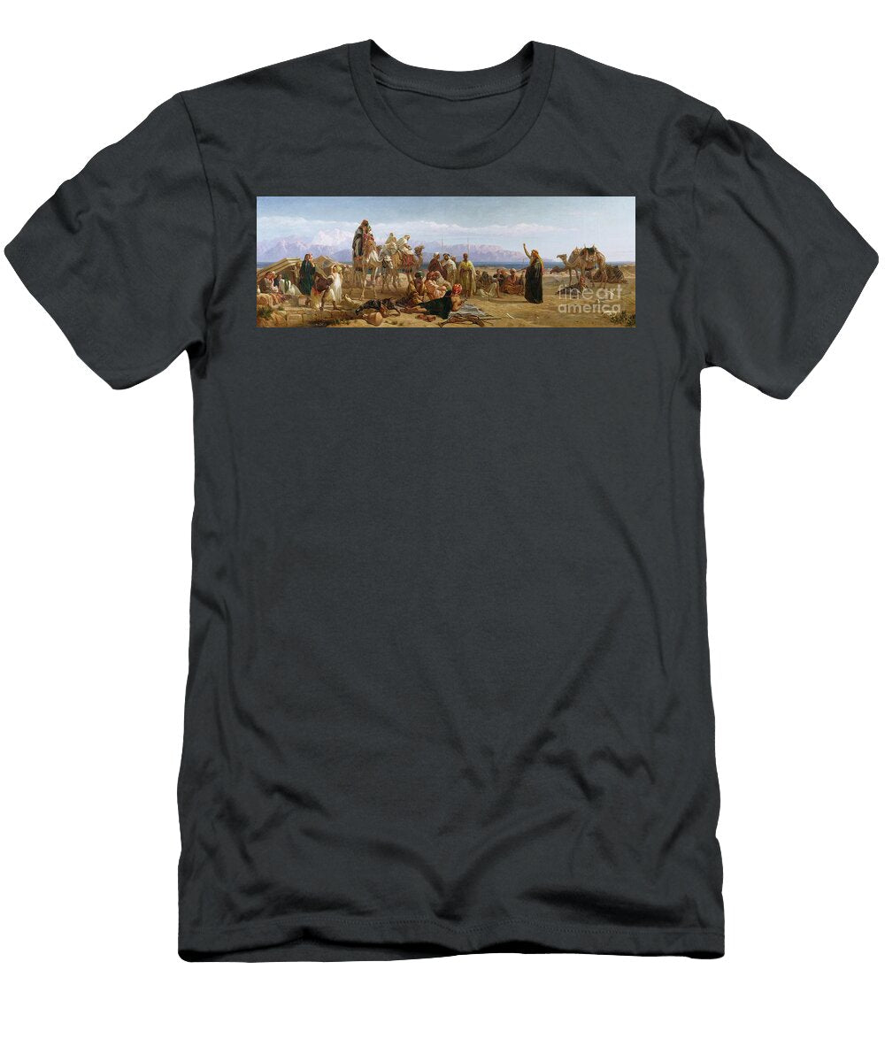 Early Morning in the Wilderness of Shur Frederick Goodall T-Shirt