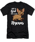 Just a Girl Who Loves Hyenas Cute Hyena Love Eq Designs T-Shirt