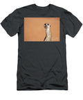 Kalahari Sentinel Meerkat Portrait Desert Light Davide Antoniani T-Shirt