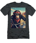 Meerkat Biker Desert Road Trip Rhys Jacobson T-Shirt