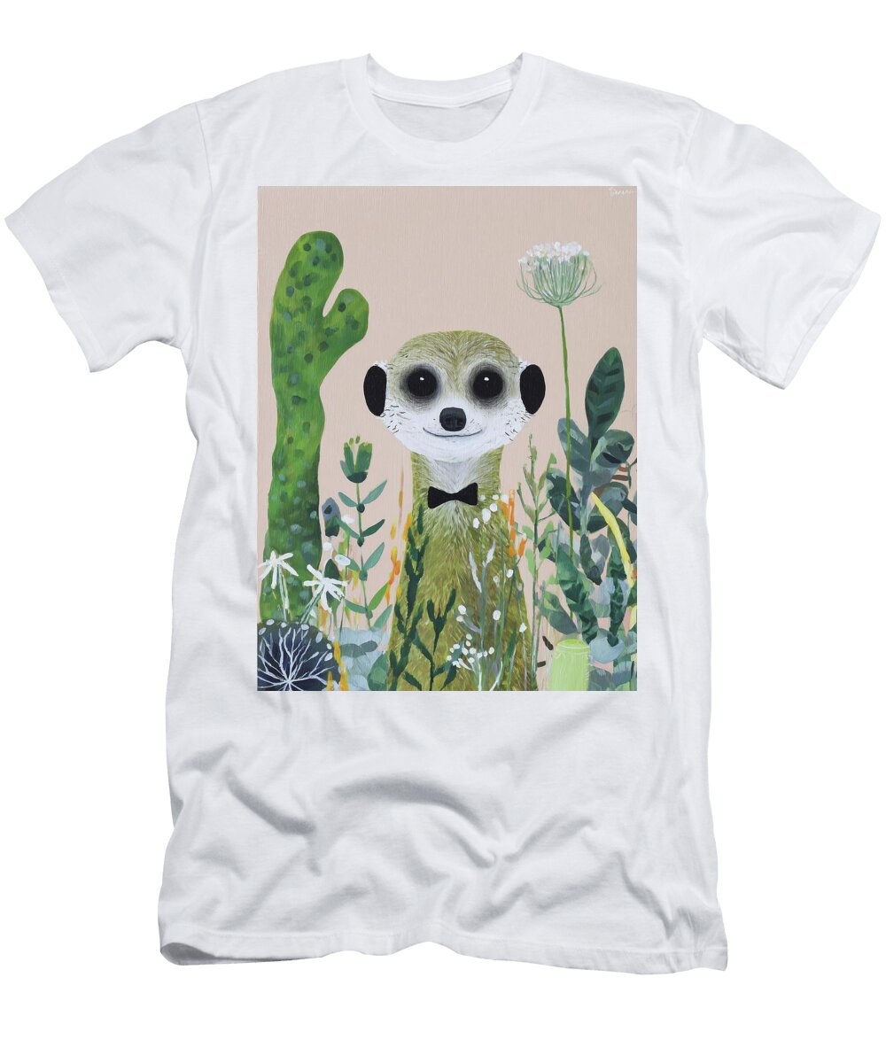 Meerkat Illustration 1 Fabrizio Cassetta T-Shirt