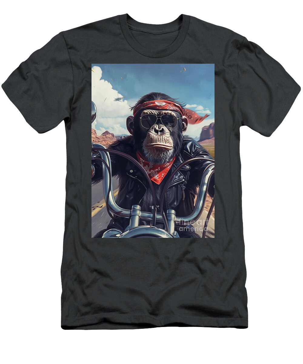 Meerkat on Two Wheels Desert Expedition Rhys Jacobson T-Shirt