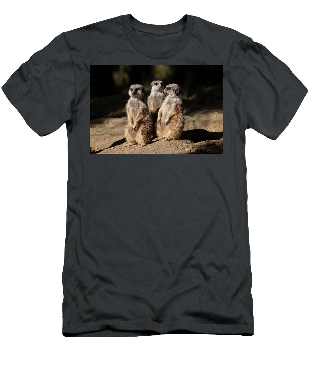 Meerkat Suricates Trio Artur Bogacki T-Shirt