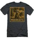 Meerkats Portrait Michelle Calkins T-Shirt