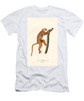 Red Lemur Lemur Rufus 1797 Hand Coloured Copper Engraving Jean Baptiste Audebert T-Shirt
